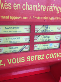 Menu du Tom pizza à Saint-Laurent-des-Vignes