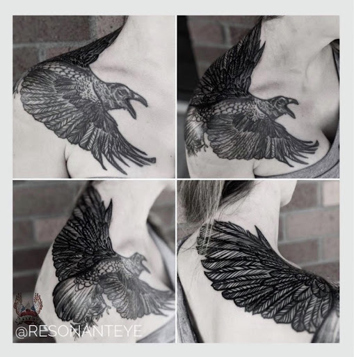 Explore thigh tattoo ideas male, creative tattoo ideas in Spokane, available at Moms Custom Tattoo & Body Piercing