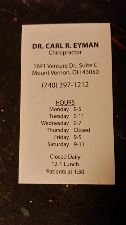 Eyman Chiropractic - Pet Food Store in Mt Vernon Ohio