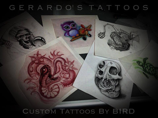 Explore harley tattoo ideas, creative tattoo ideas in Houston, available at Gerardos Tattoos