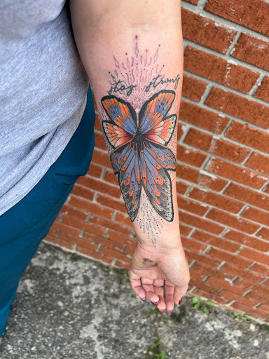 Explore okinawa tattoo ideas, creative tattoo ideas in Sylvania, available at The Ink Cap