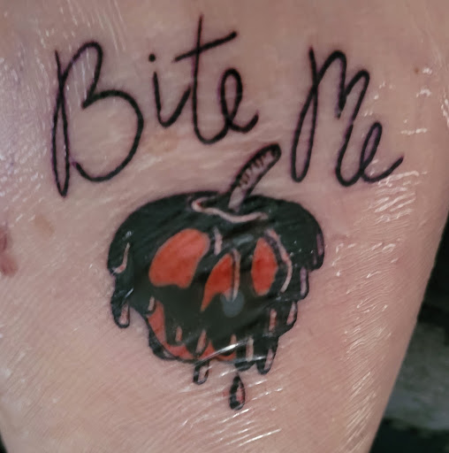 Explore twin sister tattoo ideas, creative tattoo ideas in Riverside, available at Kaotic Ink Tattoo & Piercing Studio