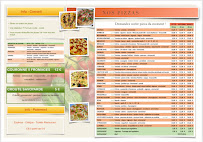 Menu / carte de PIZZA JOB à Le Creusot