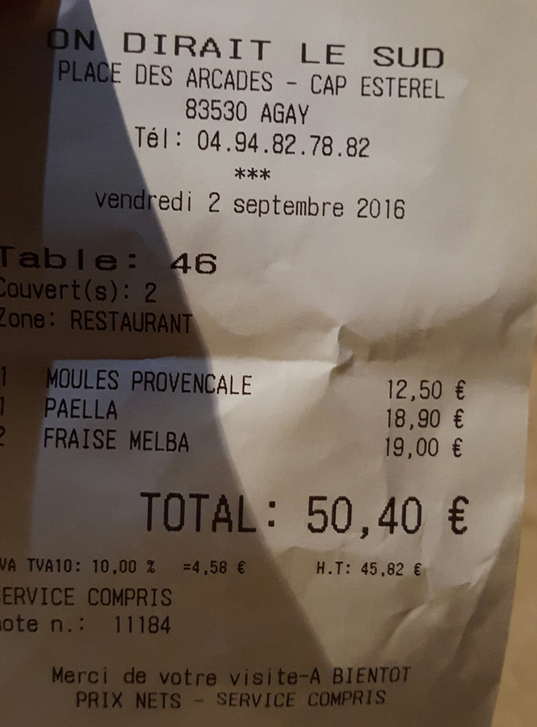 Photo n° 1 de l'avis de Ron. fait le 06/09/2016 à 07:22