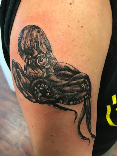 Explore mom sleeve tattoo ideas, creative tattoo ideas in Seymour, available at American Gypsy Tattoo Corp.