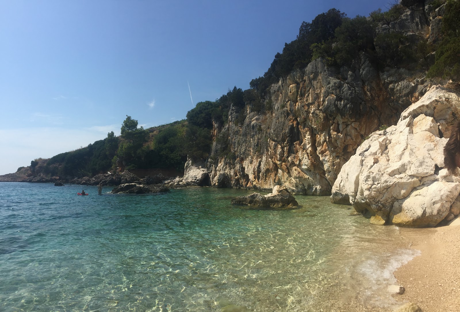 Foto av Eva beach beläget i naturområde