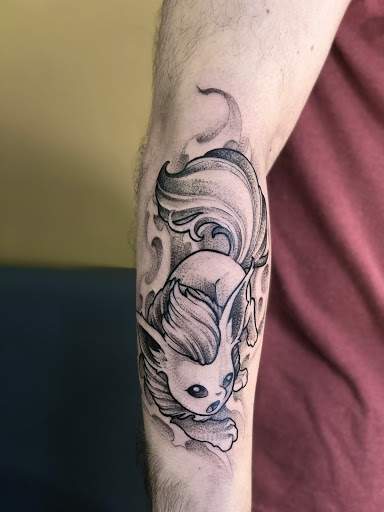 Explore easy line tattoo ideas, creative tattoo ideas in Orange, available at North Quabbin Tattoo