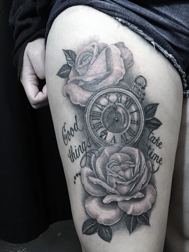 Explore war tattoo ideas, creative tattoo ideas in Anaheim, available at Torch Tattoo