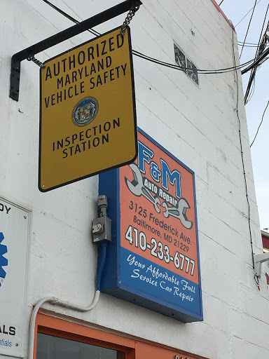 Auto Repair Shop «F & M Auto Repair», reviews and photos, 3125 Frederick Ave, Baltimore, MD 21229, USA