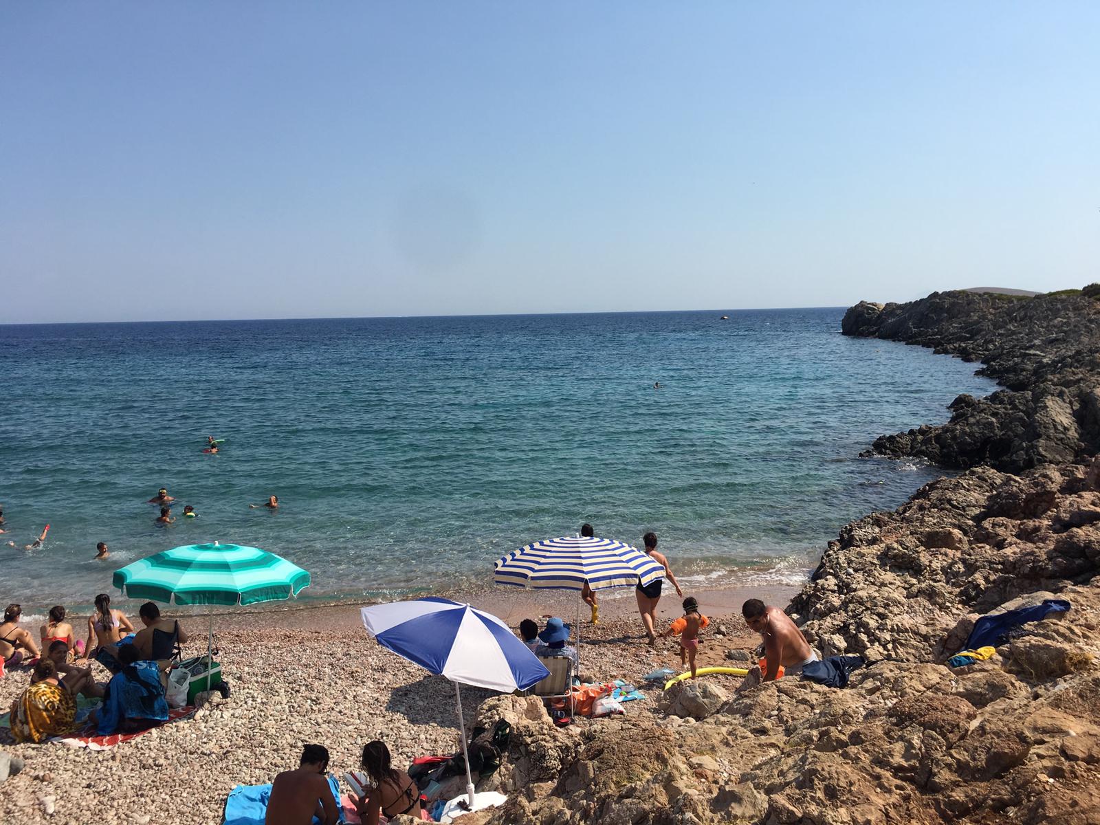 Fotografie cu Aquarium beach și peisajul său frumos