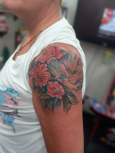 Explore black and grey tattoo ideas, creative tattoo ideas in Slippery Rock, available at Dinky Dachshund Tattoo Parlor