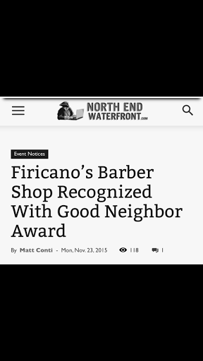 Barber Shop «Firicano Barbers Shop», reviews and photos, 240 North St, Boston, MA 02113, USA