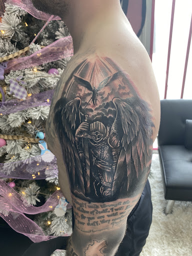 Explore line tattoo ideas, creative tattoo ideas in Conroe, available at Nicoles Tattoos and Piercings