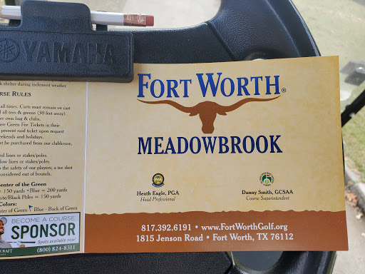 Golf Course «Meadowbrook Golf Course», reviews and photos, 1815 Jenson Rd, Fort Worth, TX 76112, USA