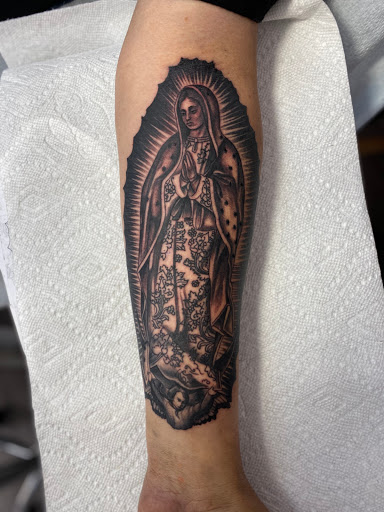 Explore gym tattoo ideas small, creative tattoo ideas in La Habra, available at Raining Ink Tattoo Studio