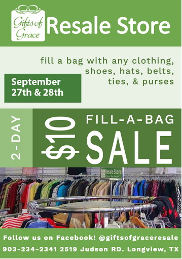 Thrift Store «Gifts of Grace Resale Store», reviews and photos, 2519 Judson Rd, Longview, TX 75605, USA