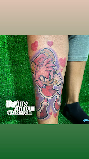 Explore cool leg tattoo ideas, creative tattoo ideas in Decatur, available at Ink Or Die Tattoos