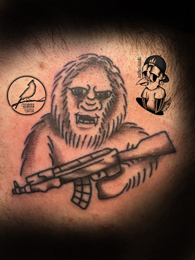 Explore cute panda tattoo ideas, creative tattoo ideas in Nashville, available at RedBird Tattoo