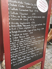 Côté Terrasse à Seguret menu