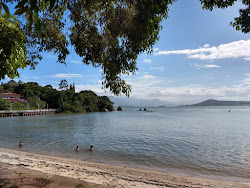 Foto von Praia do Bom Abrigo mit geräumige küstenlinie