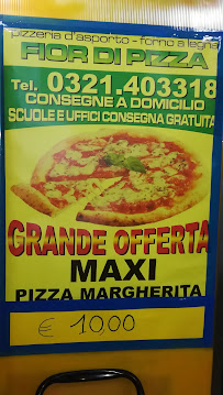 Pizzas à emporter Fior Di Pizza à Novara (la carte)