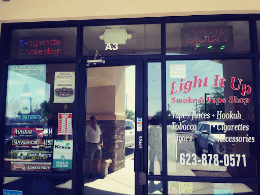 Tobacco Shop «Light it up smoke shop and vape», reviews and photos, 10798 N 75th Ave, Peoria, AZ 85345, USA