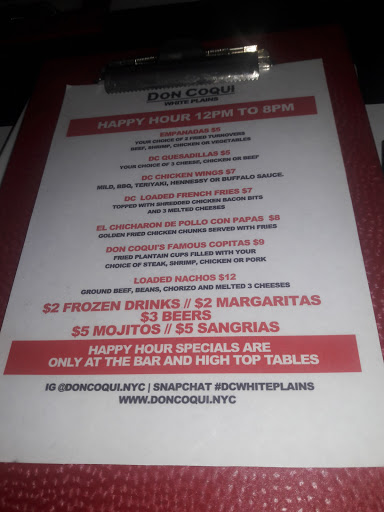 Puerto Rican Restaurant «Don Coqui», reviews and photos, 107 Mamaroneck Ave, White Plains, NY 10601, USA