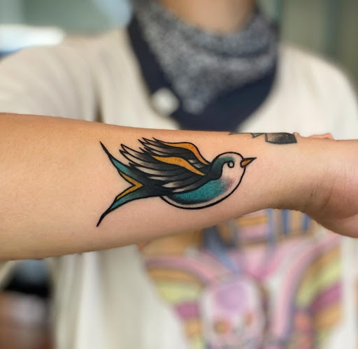 Explore atom tattoo ideas, creative tattoo ideas in Saint Louis, available at Alchemy Tattoo Collective - Central West End