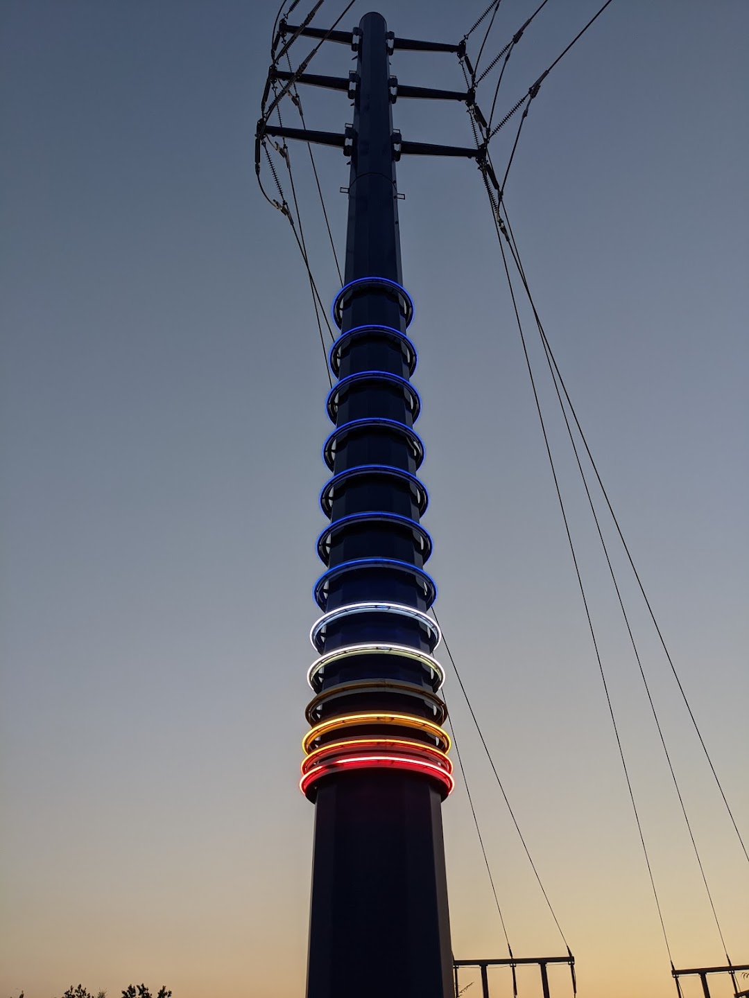 Electric Blue Tower Of Power