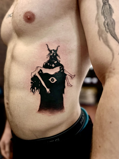 Explore scissor tattoo ideas, creative tattoo ideas in Brooklyn, available at Tzar Line Studios