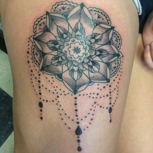 Explore magician tattoo ideas, creative tattoo ideas in Savannah, available at Tattoo Addictions