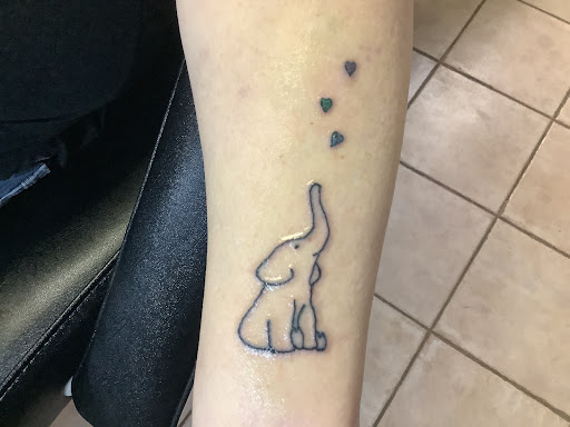 Explore chinese letter tattoo ideas, creative tattoo ideas in Whitehall, available at Beachside Tattoos & Smoke Shop