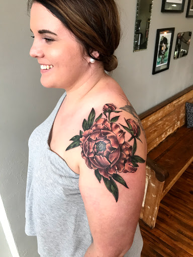 Explore birth and death date tattoo ideas, creative tattoo ideas in Burlington, available at Nine Dot Studio