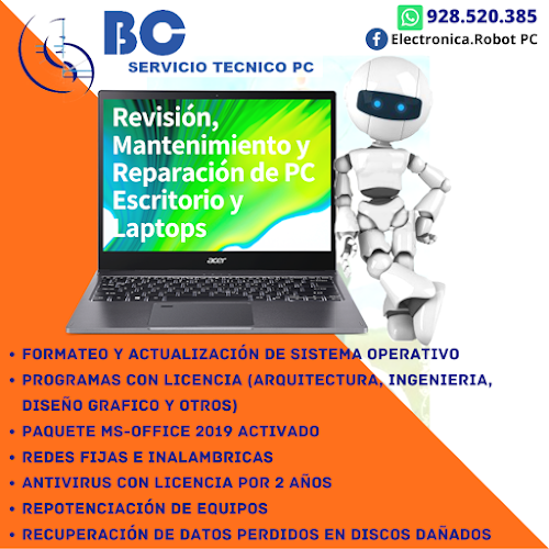 Electrónica.robot.PC - Cajamarca