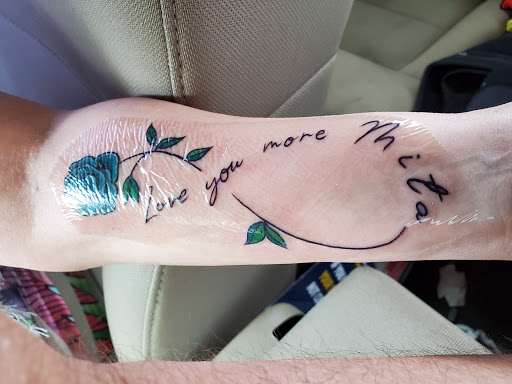 Explore female hip tattoo ideas, creative tattoo ideas in Orange City, available at Modern Elegance Tattoo & Body Piercing