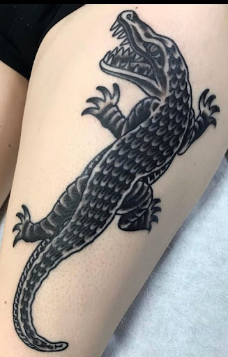 Explore arm cross tattoo ideas, creative tattoo ideas in Mesa, available at Ranger Tattoo & Piercing