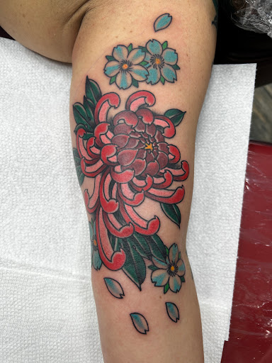 Explore cover up tattoo ideas on arm, creative tattoo ideas in El Paso, available at American Tattoo Society of Ft Bliss