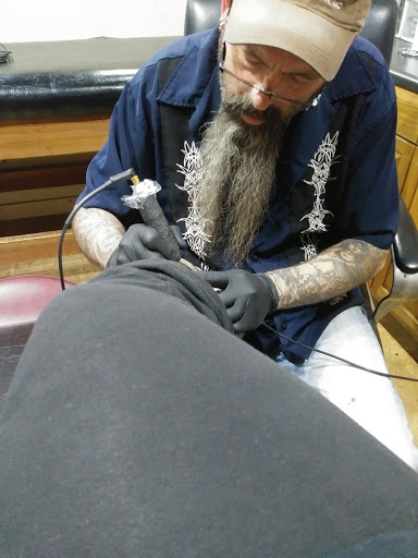 Explore angel chest tattoo ideas, creative tattoo ideas in Granite Falls, available at Dragons Den Tattoo Co