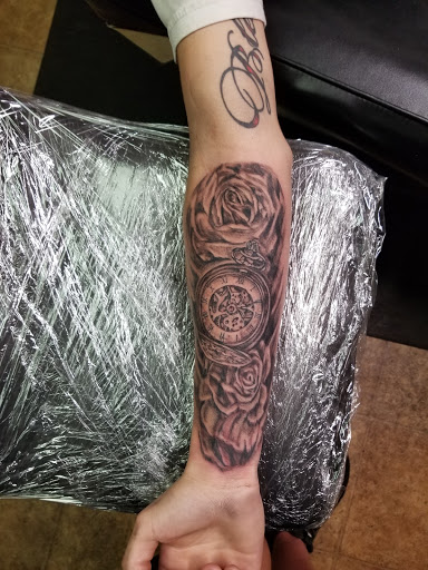 Explore chest tattoo ideas for men, creative tattoo ideas in Conway, available at Primal Urge Tattoos