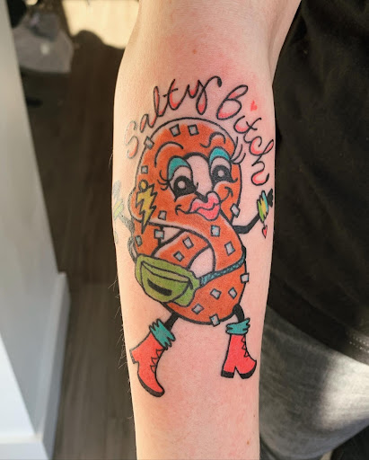 Explore hard working tattoo ideas, creative tattoo ideas in Jamaica Plain, available at Said & Done Tattoo