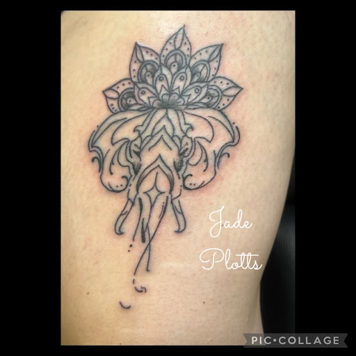 Explore tattoo ideas wolf, creative tattoo ideas in Lewisburg, available at Jolie Femme Permanent Makeup & Tiny Tattoos