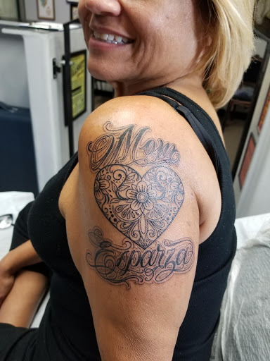 Explore girly half sleeve tattoo ideas for females, creative tattoo ideas in Anaheim, available at Autumn Moon Tattoo