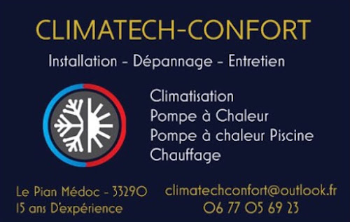 Climatech-Confort Installateur Dépannage Maintenance certifié RGE à Le Pian-Médoc