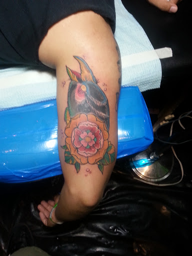 Explore head tattoo ideas, creative tattoo ideas in Spencer, available at Ink Envy Tattoo And Body Piercing