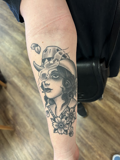 Explore neck name tattoo ideas, creative tattoo ideas in Yakima, available at Top Kat Tattoo