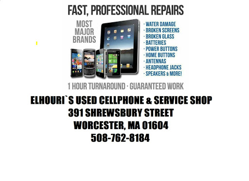 Cell Phone Store «Elhouri mobile Cell Phone & Computer Repair Shop», reviews and photos, 326 Shrewsbury St, Worcester, MA 01604, USA