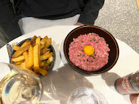 Steak tartare du Restaurant français La place Longchamp à Paris - n°7