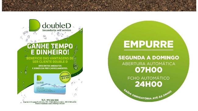 Comentários e avaliações sobre o doubleD lavandaria self service em Calendário - Vila Nova de Famalicão.