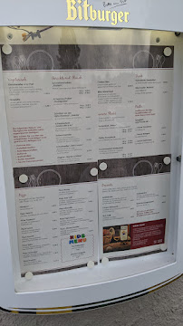 Menu / carte de Köhler-Stuben Oberweis à Oberweis