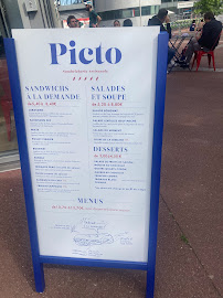 Sandwicherie Picto à Issy-les-Moulineaux (la carte)